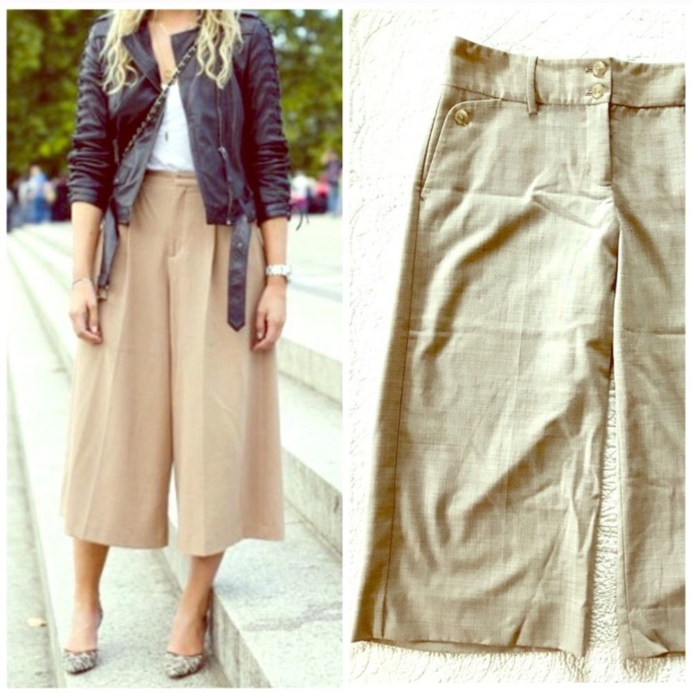 New listing ! Wide leg cropped size 6 pants